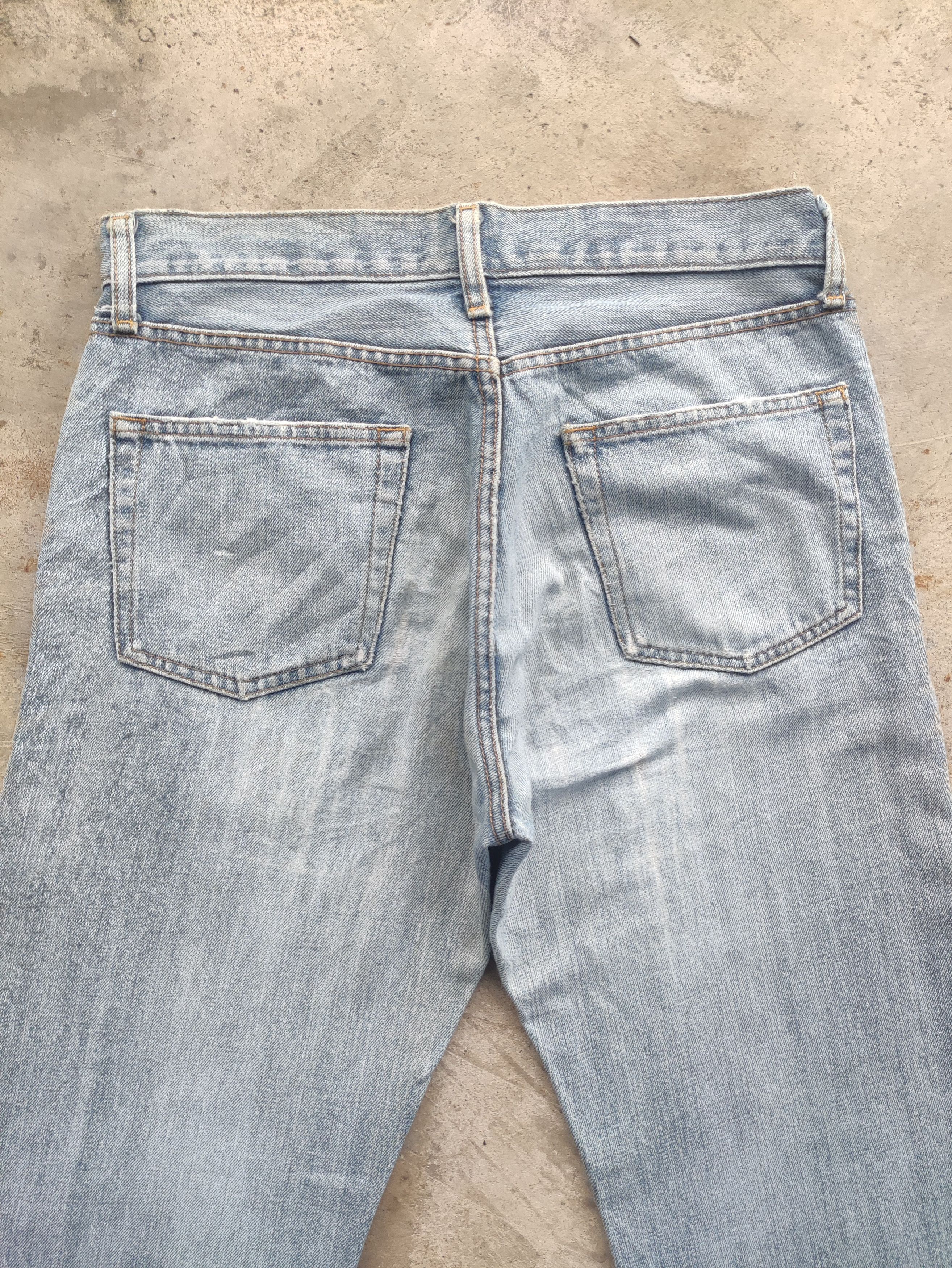 Japanese Brand Vintage Japanese Denim Distressed Faded Jean Size US 32 / EU 48 - 9 Thumbnail