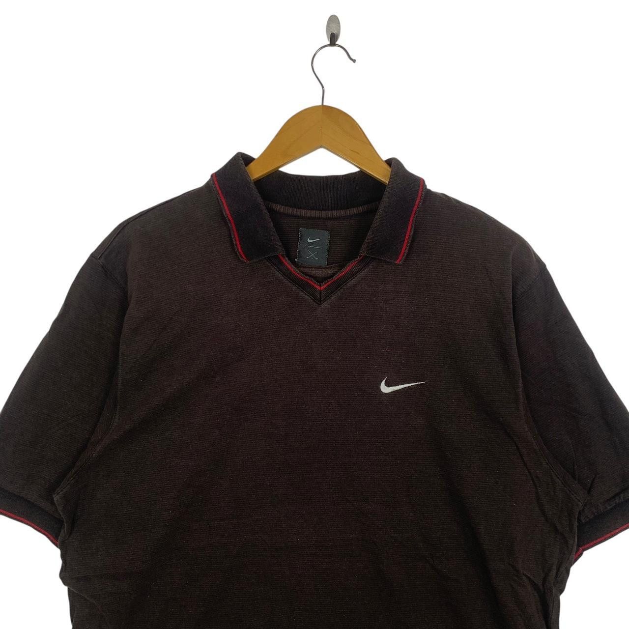 Nike Vintage NIKE GOLF COLLECTION Tiger Woods Plain Polo Tee Size US M / EU 48-50 / 2 - 2 Thumbnail