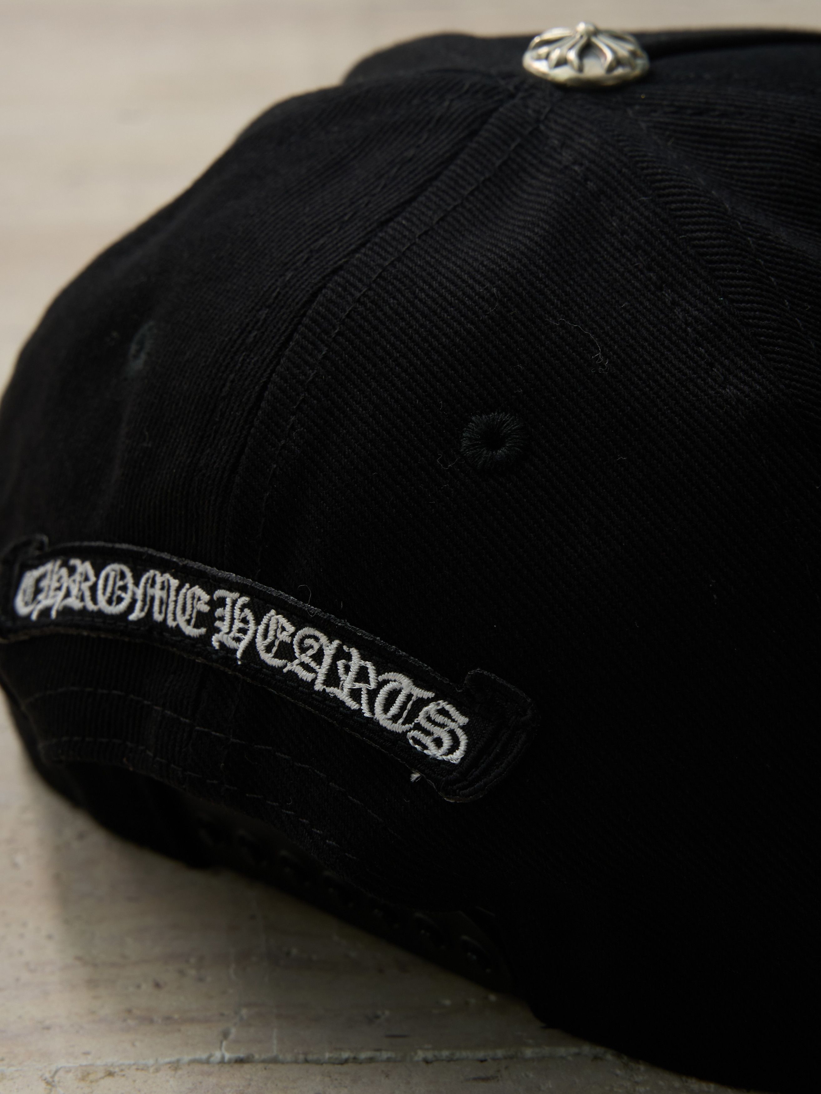 Chrome Hearts cross BSBL cap denim black