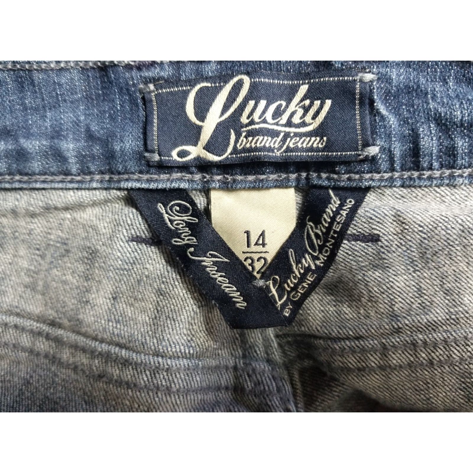 Lucky Brand Lucky Brand Jeans 14x32 Bootcut Women Blue 14 USA Gene Montesano Size 36" / US 14 / IT 50 - 7 Thumbnail