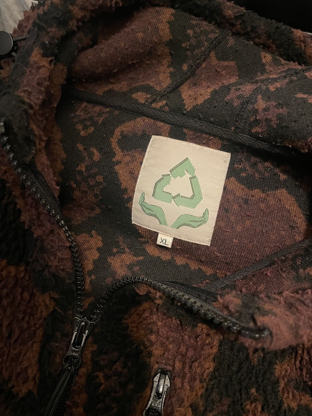 Other FUC Fleece Jacket (Brown/Black) Size US XL / EU 56 / 4 - 4 Thumbnail