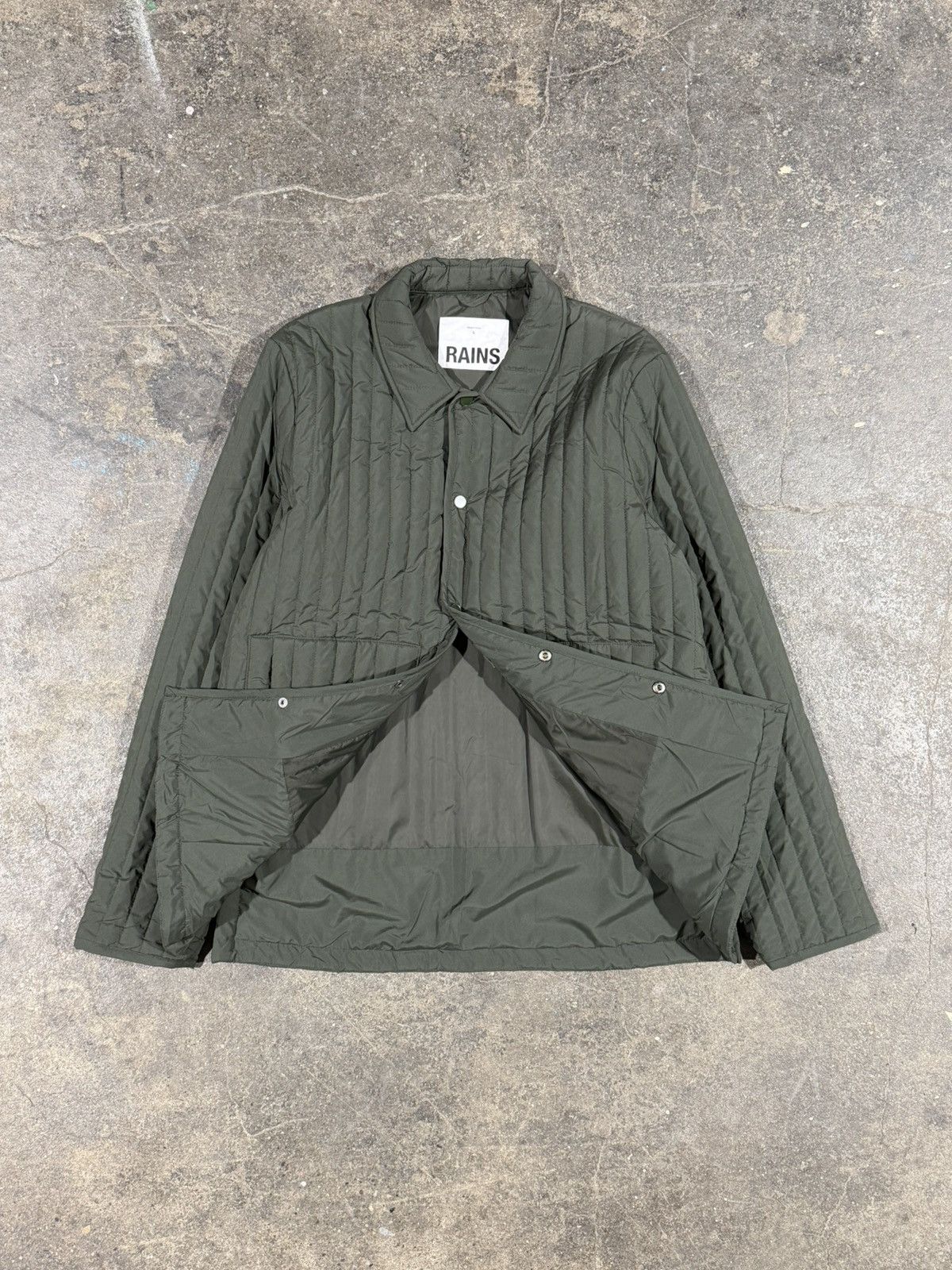 Rains Rains Liner Quilted Jacket Size US L / EU 52-54 / 3 - 2 Thumbnail
