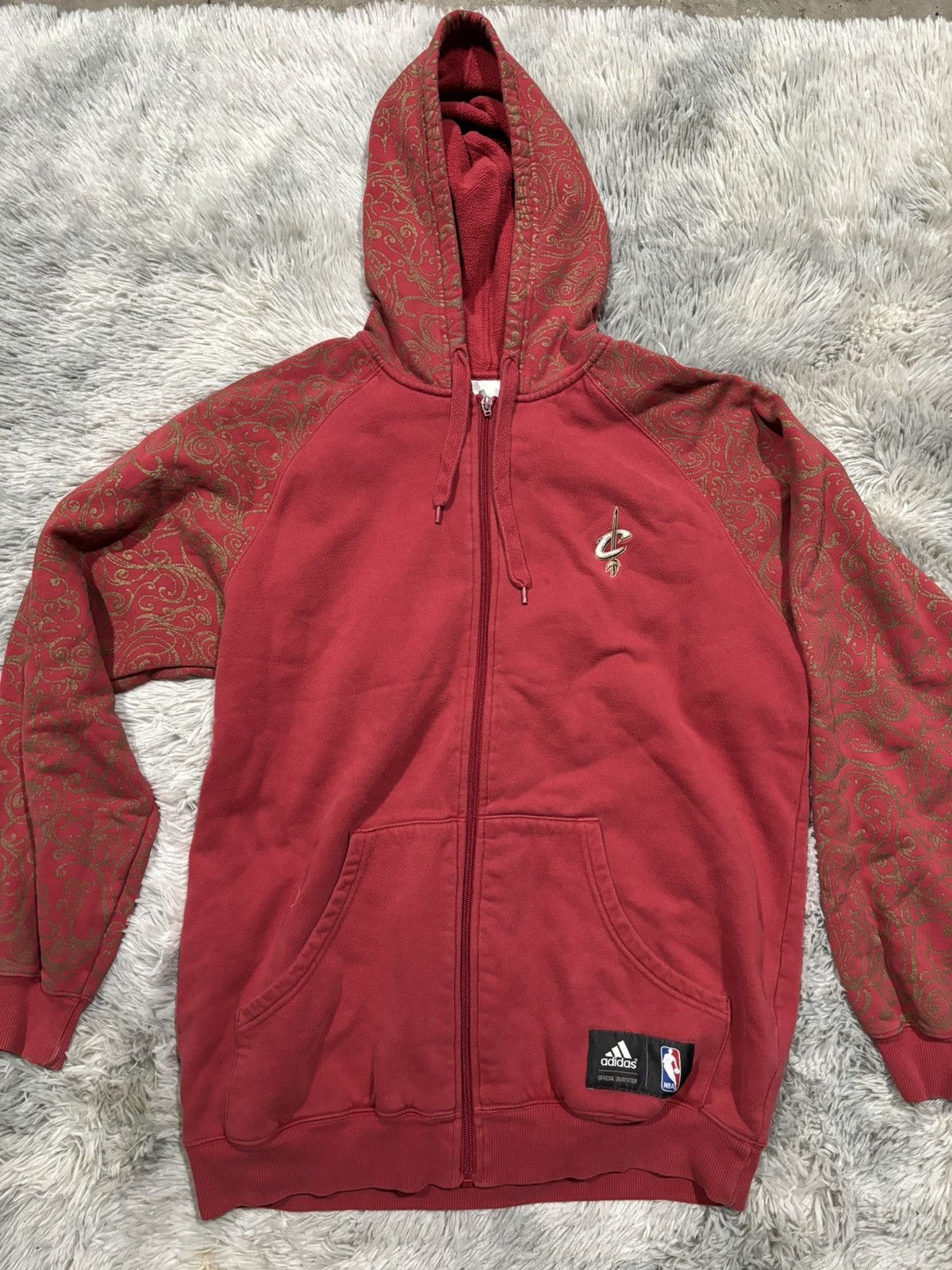 Adidas × NBA Cleveland Cavaliers Y2K 2000s Hoodie (Men’s M) Size US M / EU 48-50 / 2 - 1 Thumbnail
