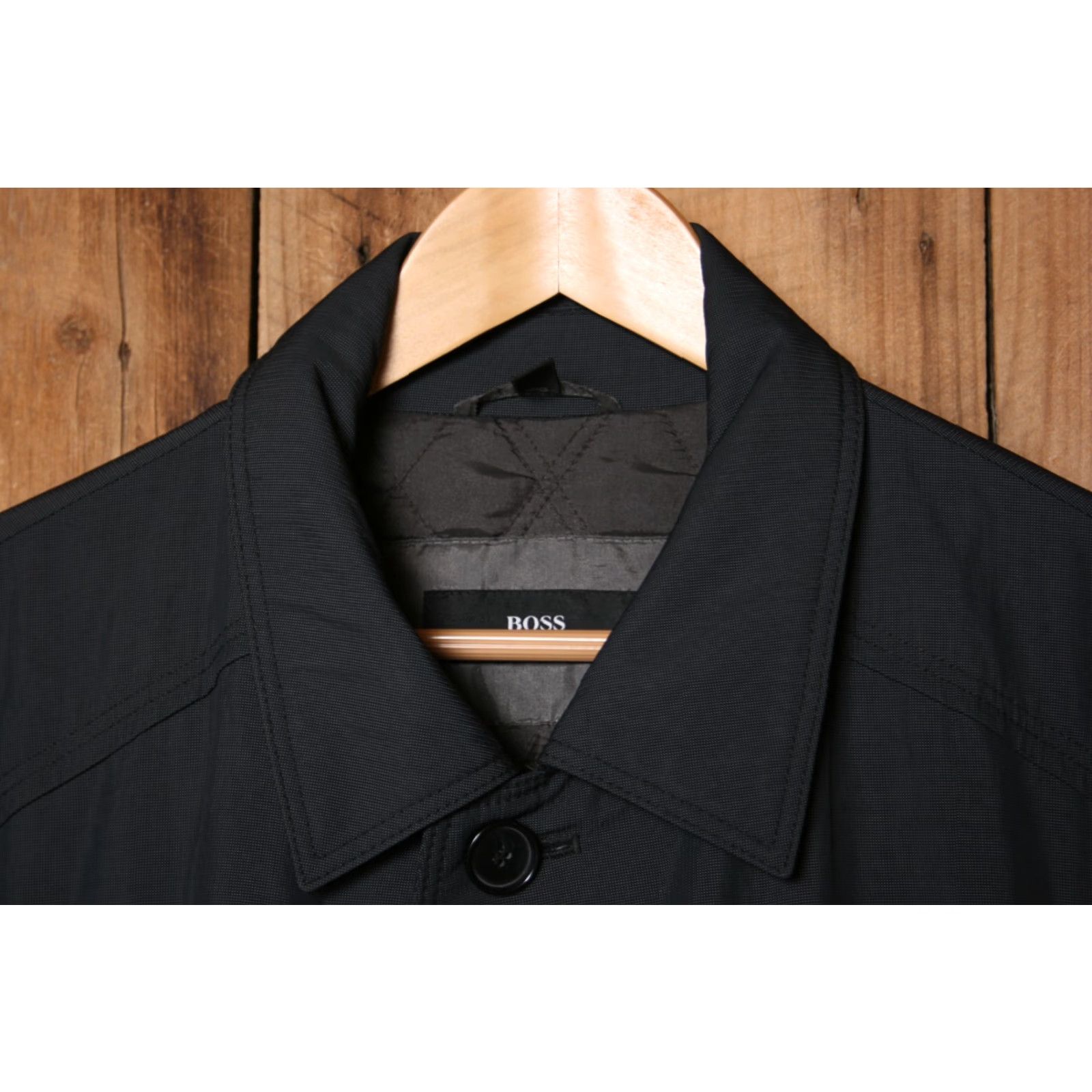 Hugo Boss HUGO BOSS The Fenland Gray Water Repellent Quilt Insulated Overcoat Sz. 46R Men Coat Size US S / EU 44-46 / 1 - 2 Thumbnail