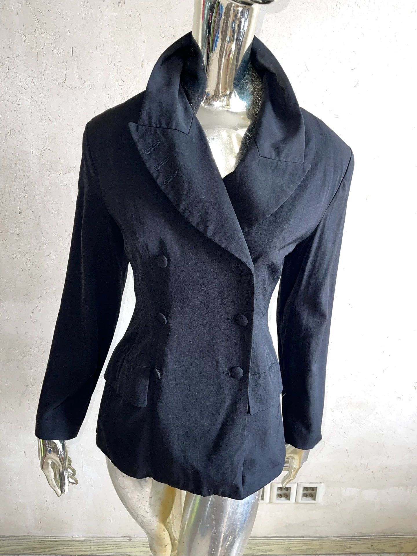 plein sud Plein Sud Back Cutout Suspender Blazer 38 (S/M) Size XS / US 0-2 / IT 36-38 - 4 Thumbnail