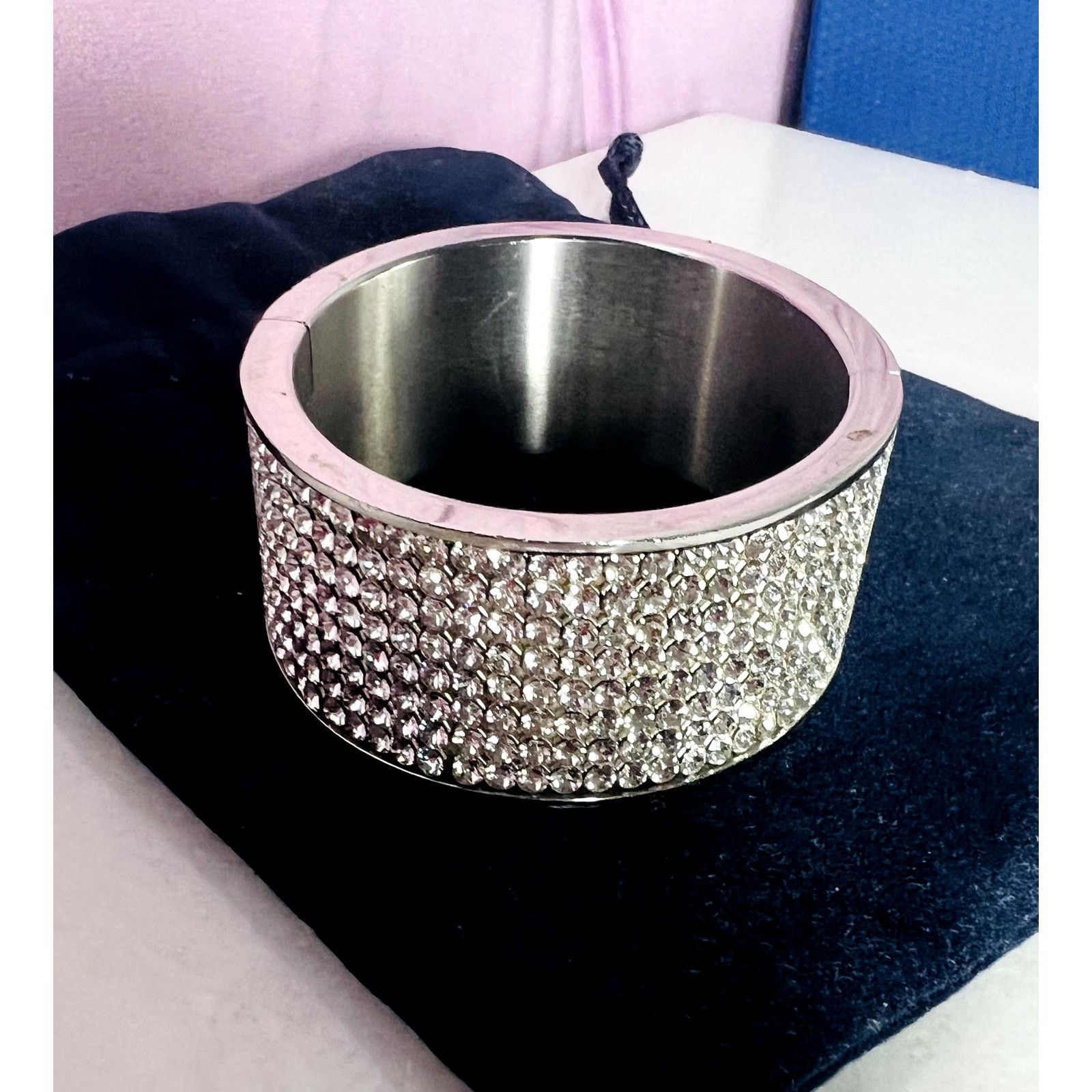 Swarovski NWT Swarovski Intervalle signed crystal bangle Medium Size ONE SIZE - 4 Thumbnail