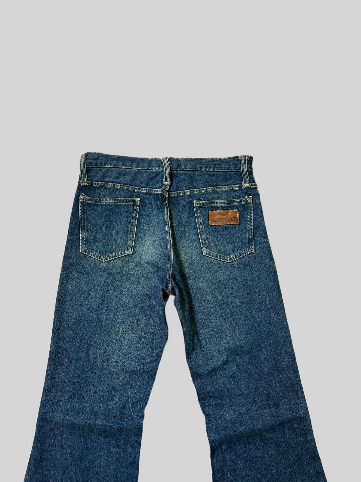 If Six Was Nine Vintage Flared BLUE EYES Scovill Zipper Bell bottom Denim Size US 30 / EU 46 - 8 Thumbnail