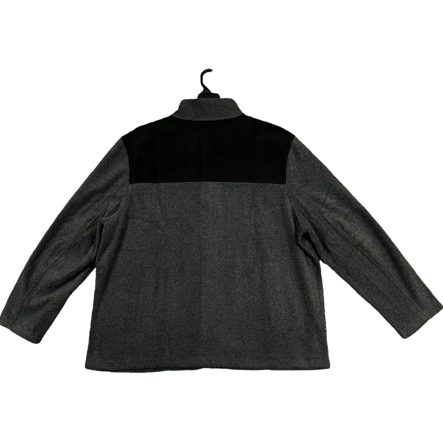 Tommy Hilfiger Tommy Hilfiger Mens Full Zip Polar Fleece Jacket 2XL Gray Black Zippered Pockets Size US XXL / EU 58 / 5 - 3 Thumbnail