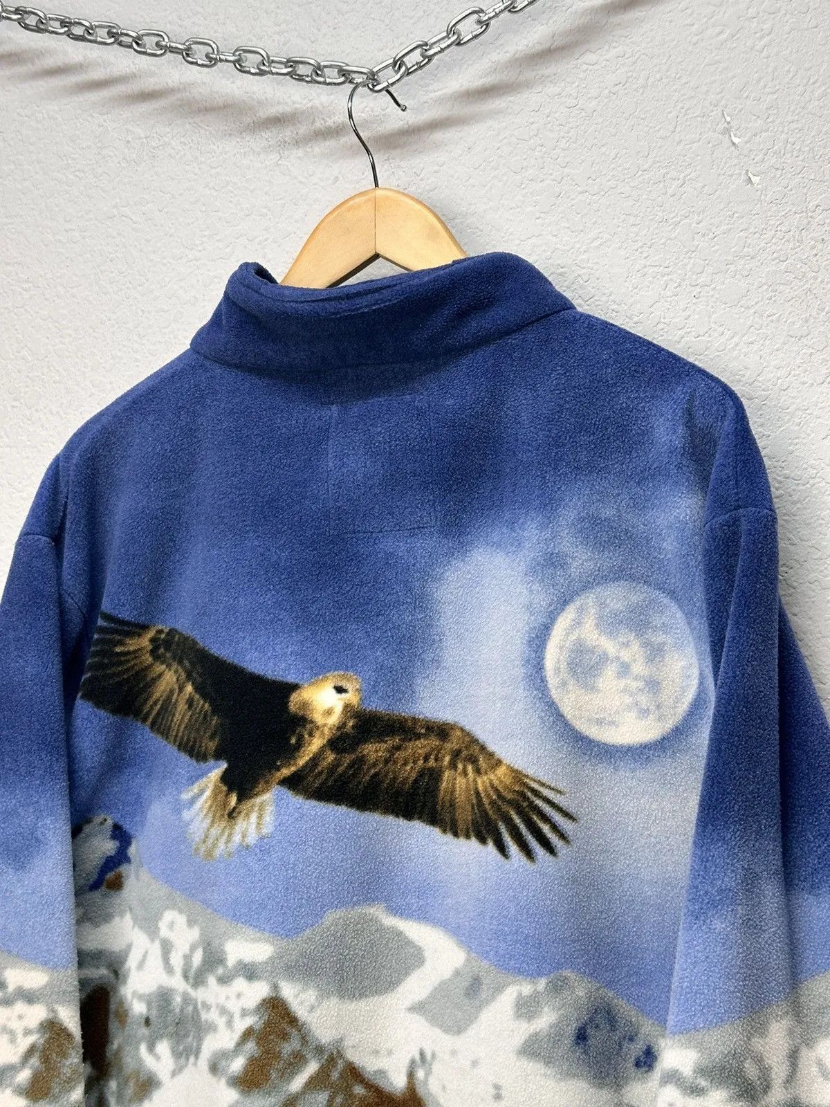 Other Vintage Animal Eagle🦅 Fleece Wolf 🐺 Sherpa Jacket USA Size US XXL / EU 58 / 5 - 15 Thumbnail