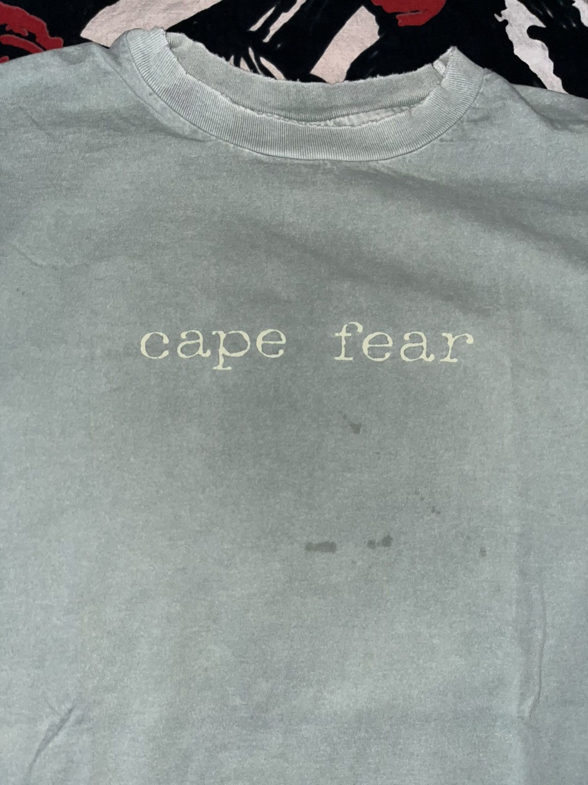 Vintage Crazy 90's Faded Thrashed Grunge ERD Earth Tone Green Tee Size US XL / EU 56 / 4 - 2 Thumbnail