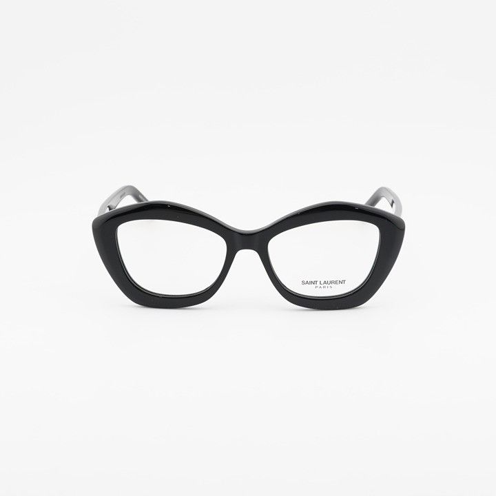 Saint Laurent Paris Saint Laurent SL68OPT 001 Eyeglasses Black 54mm Cat Eye Size ONE SIZE - 2 Thumbnail