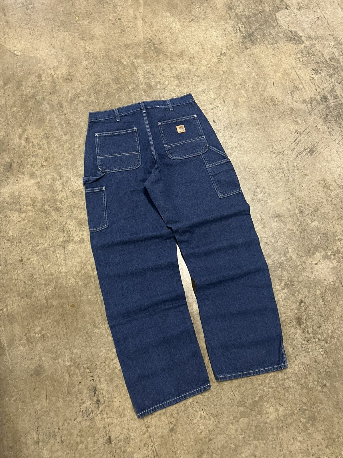 Carhartt × Vintage Carhartt carpenter cargo pants baggy fit wide leg streetwear Size US 34 / EU 50 - 2 Thumbnail