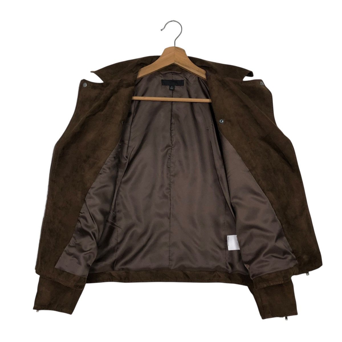 Japanese Brand 🔥CROPPED SUEDE SOFT JACKET DOUBLE COLLAR UNIQLO ISSEY MIYAKE Size US S / EU 44-46 / 1 - 15 Thumbnail