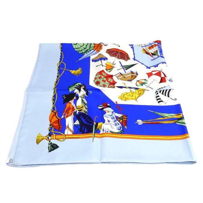 Hermes Hermes Hermes OMBRELLES ET PARARLUIES Silk Scarf Others Scarf DUTY FREE for USA Size ONE SIZE - 1 Thumbnail