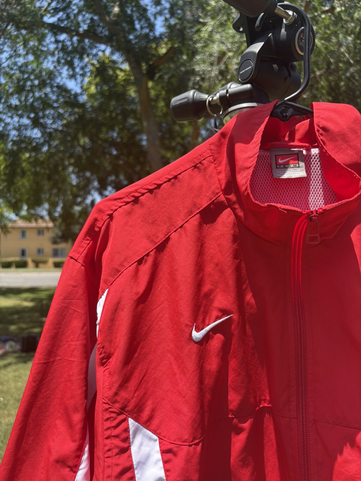 Nike Red and White Nike Streetwear Lightweight Jacket Size US S / EU 44-46 / 1 - 5 Thumbnail