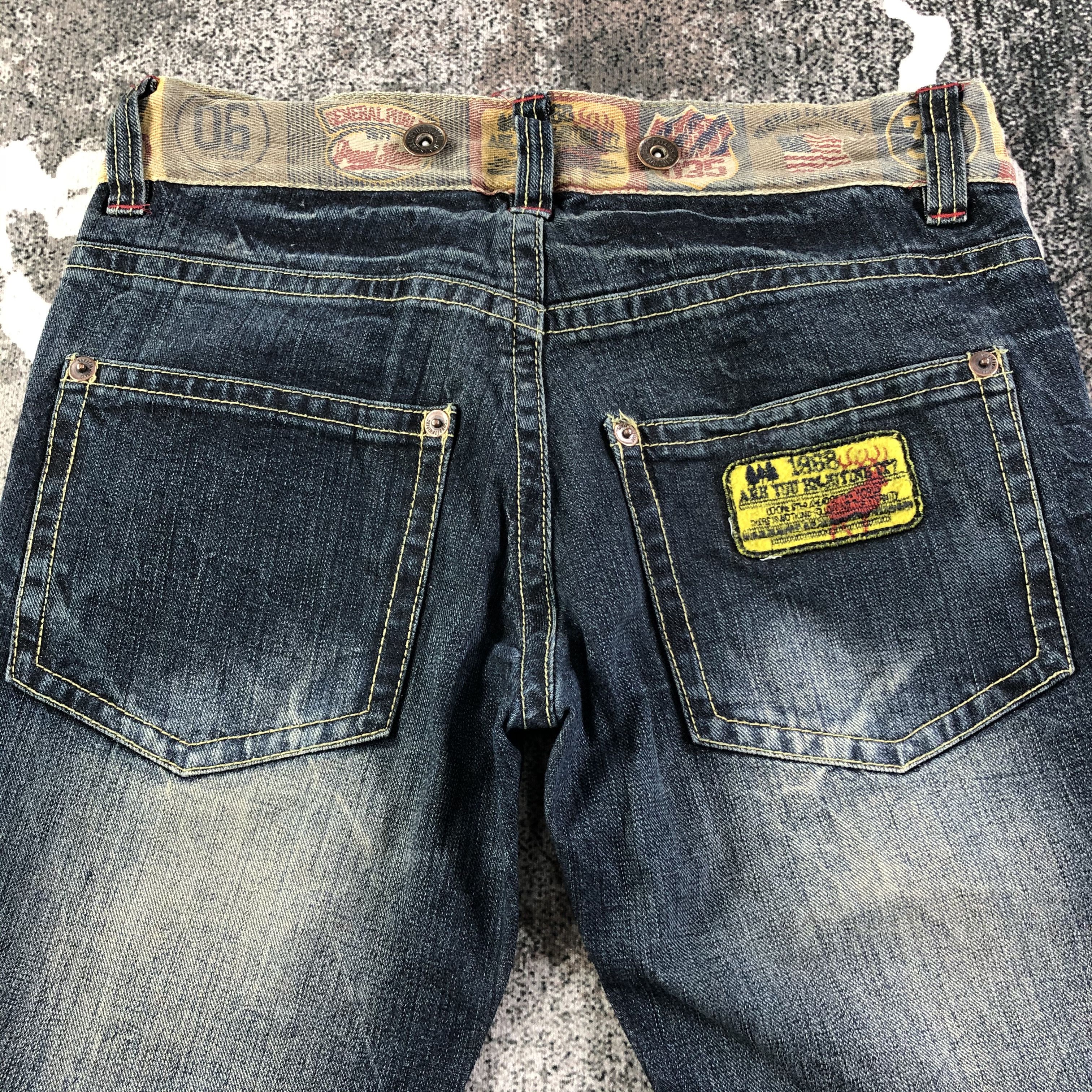 Japanese Brand Japanese Brand Jeans Patchwork Distressed Denim KJ1738 Size US 30 / EU 46 - 4 Thumbnail