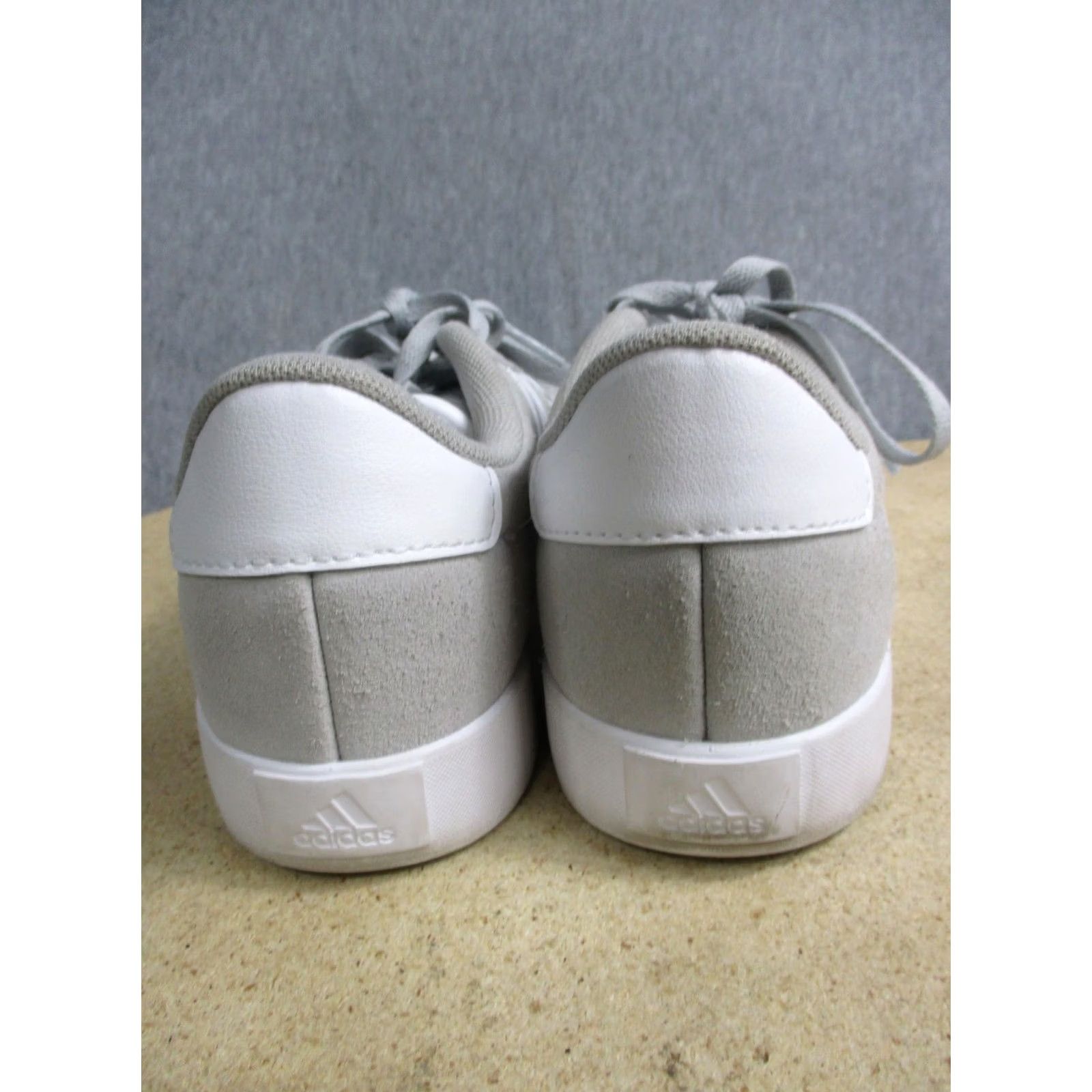 Adidas Adidas Shoes Mens Size 8.5 Gray White Court Set Low Top Sneakers Suede Casual Size US M / EU 48-50 / 2 - 4 Thumbnail