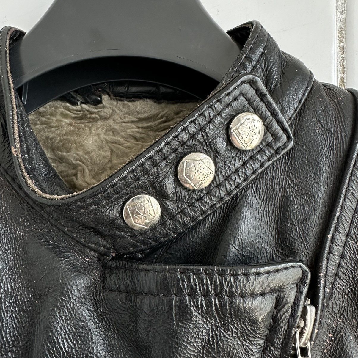 Vintage Vintage Moto Leather Jacket Tour Style USA 90s Y2K Size US S / EU 44-46 / 1 - 9 Thumbnail