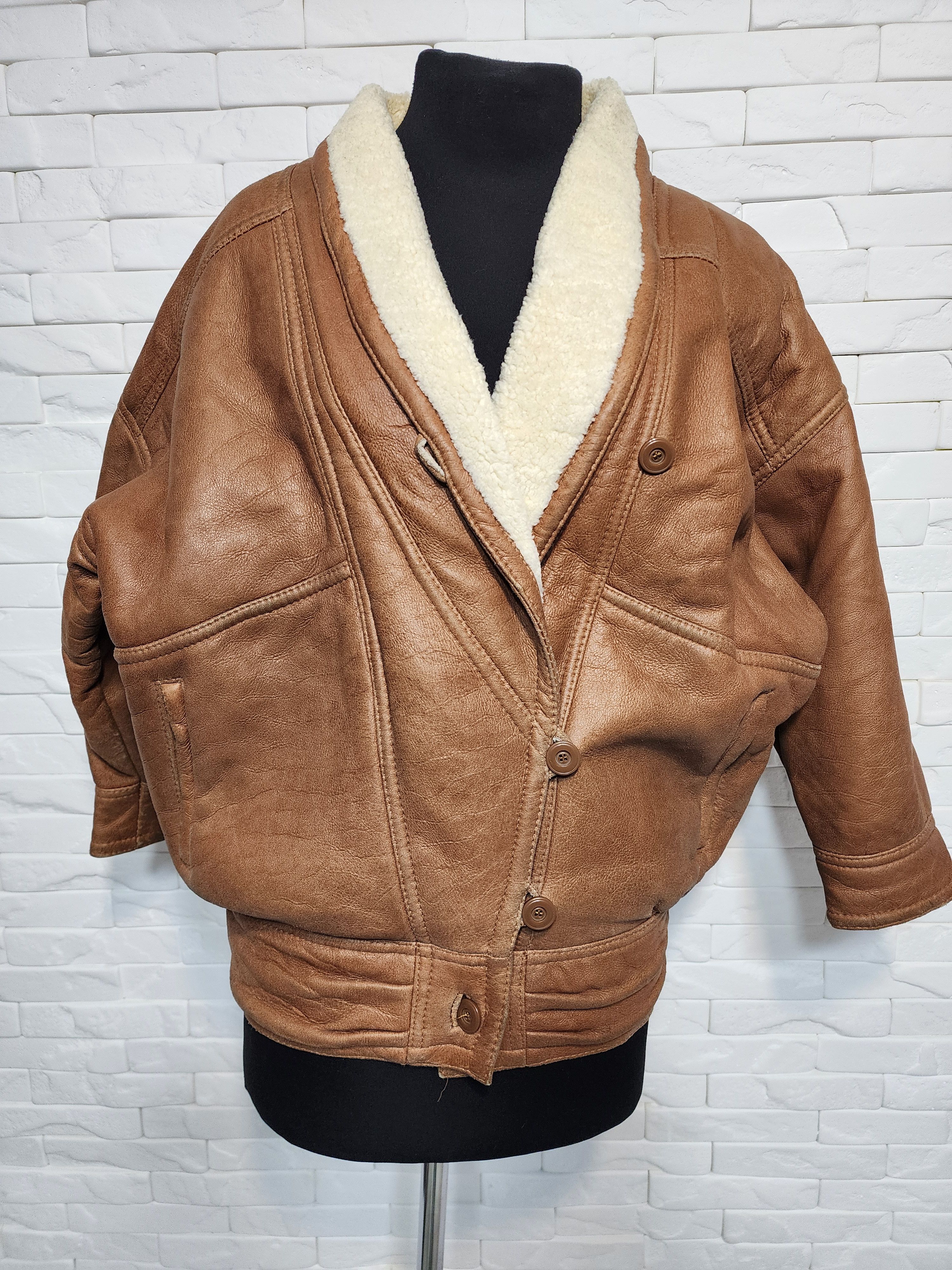 Uniqlo Brown Women's Sheepskin Jacket: Size M / US 6-8 / IT 42-44 - 2 Thumbnail