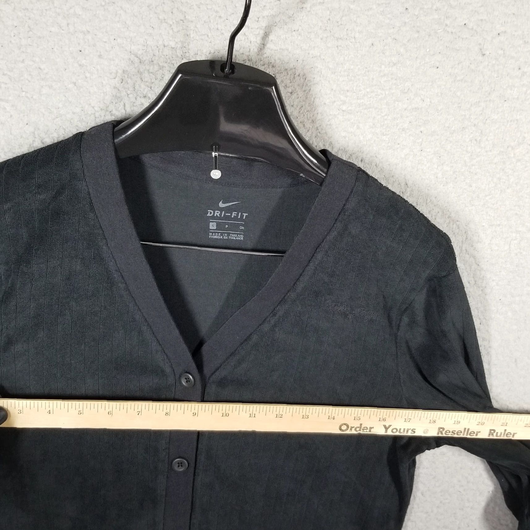 Nike Nike Golf Women’s Small Cardigan Sweater Unreleased NEW Sample Ribbed Script Care Sporty Classic Casual Business Size S / US 4 / IT 40 - 7 Thumbnail