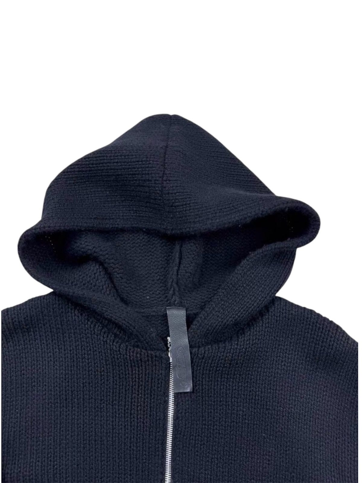 Chrome Hearts Chrome Hearts L Knit Zip-Up Hoodie Leather Cross Patches Size US L / EU 52-54 / 3 - 4 Thumbnail