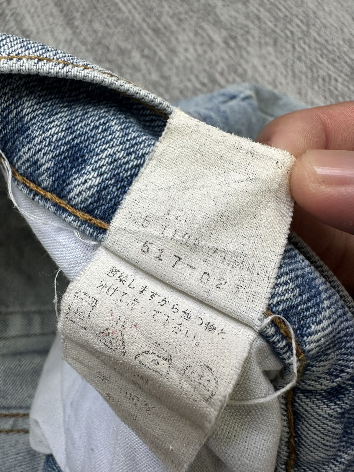 Levi's × Levi's Vintage Clothing × Vintage Vintage 90s Levi’s 517 Washed Blue Jeans Size US 31 - 14 Thumbnail