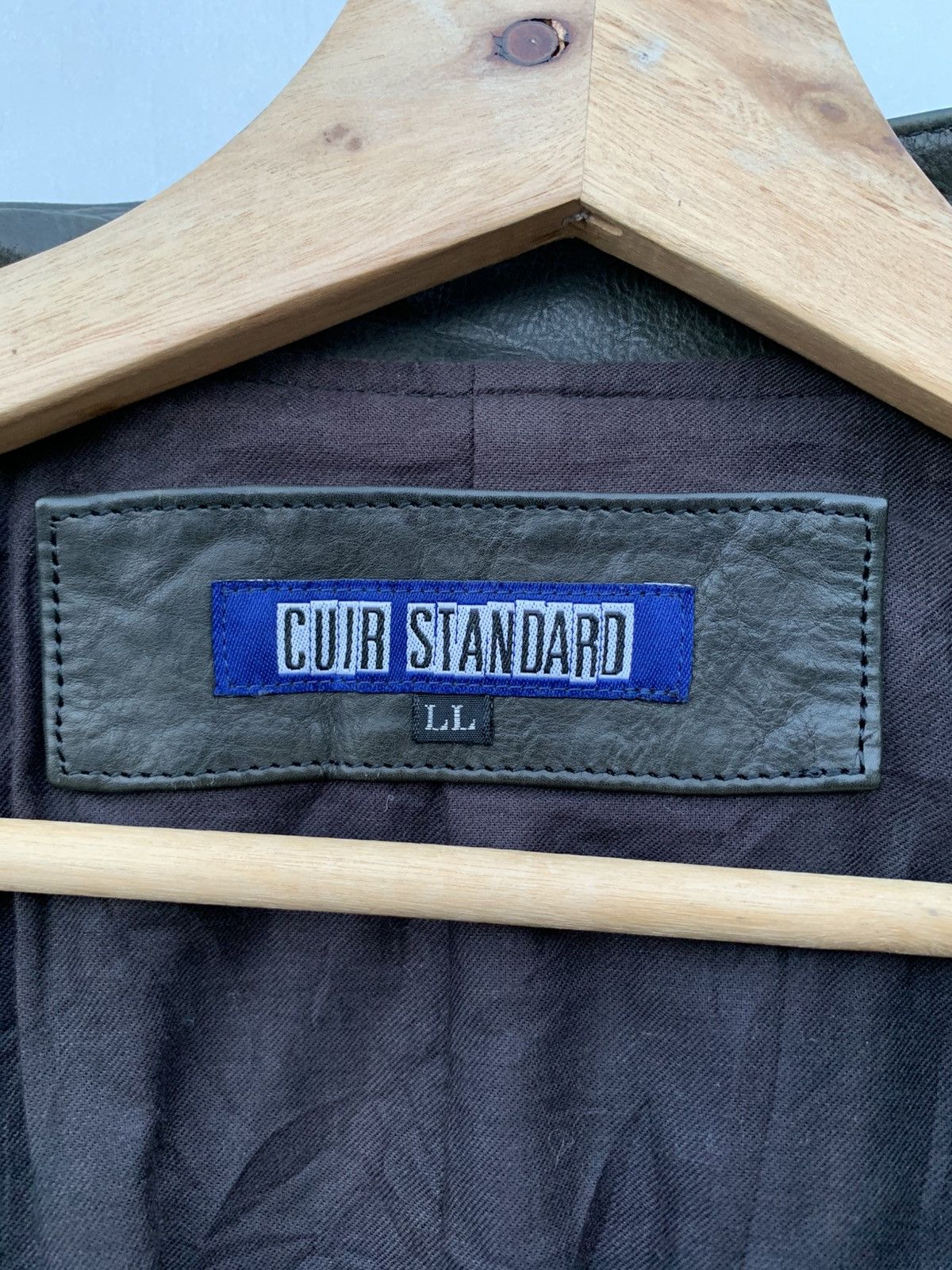 14th Addiction Vintage Japanese Brand Cuir Standard Leather Jacket Size US L / EU 52-54 / 3 - 24 Thumbnail
