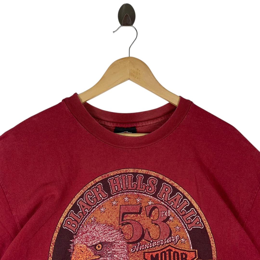 Harley Davidson Vintage 90s HARLEY DAVIDSON sturgis big logo spellout tee Size US XL / EU 56 / 4 - 2 Thumbnail