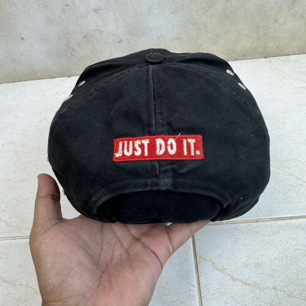 Nike Vintage Sunfaded 90s Nike Hat Cap Size ONE SIZE - 3 Thumbnail
