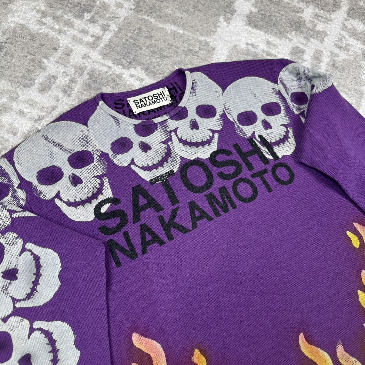 Satoshi Nakamoto lost boys skull long sleeve thermal shirt Size US M / EU 48-50 / 2 - 8 Thumbnail