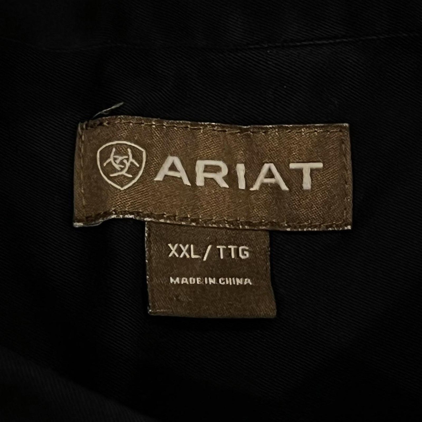 Ariat Ariat Black Button-Up Western Style Long Sleeve Shirt Size US XXL / EU 58 / 5 - 4 Thumbnail