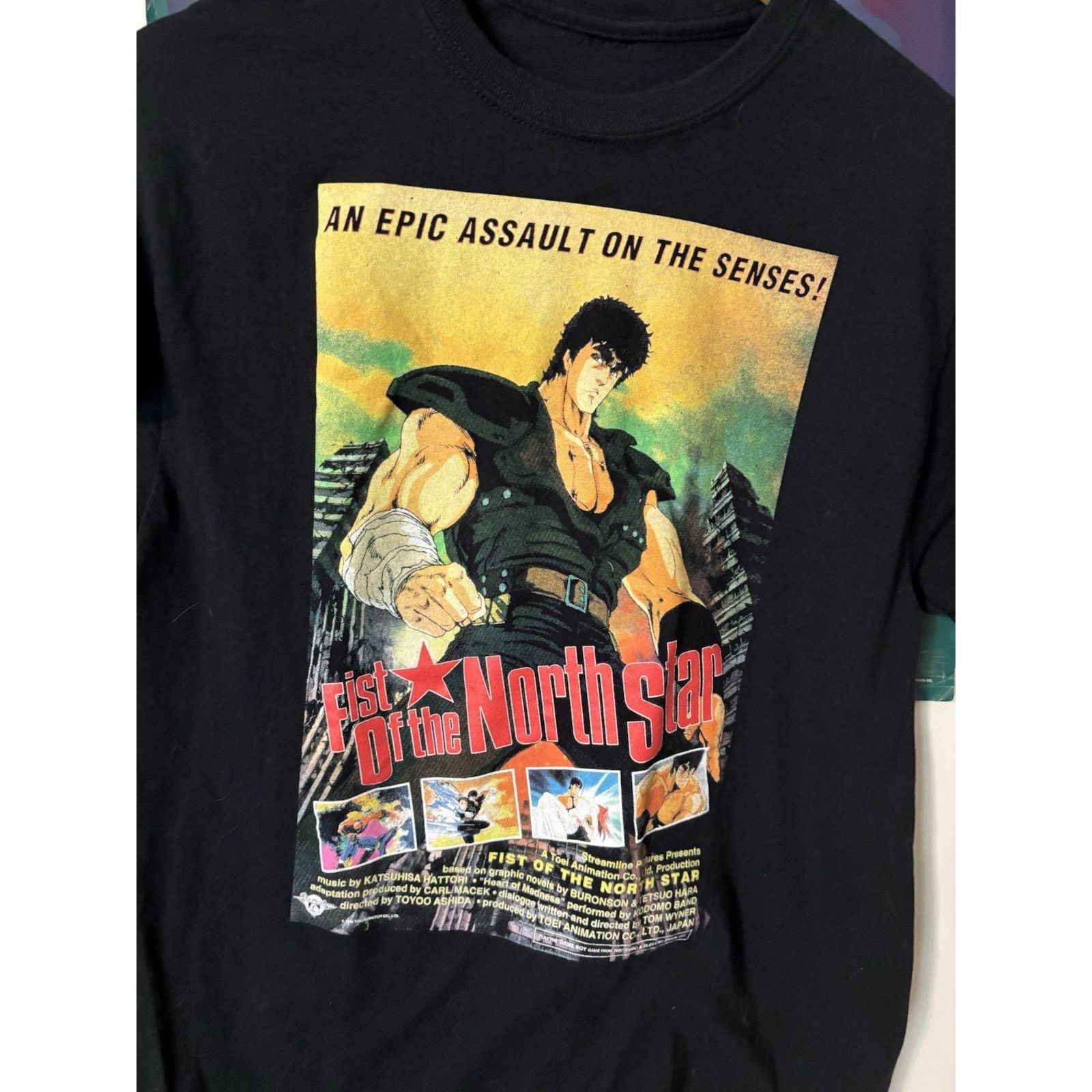 Vintage black anime rare n/a Fist Of The North Star Ken Kenshirou Size US XL / EU 56 / 4 - 4 Thumbnail