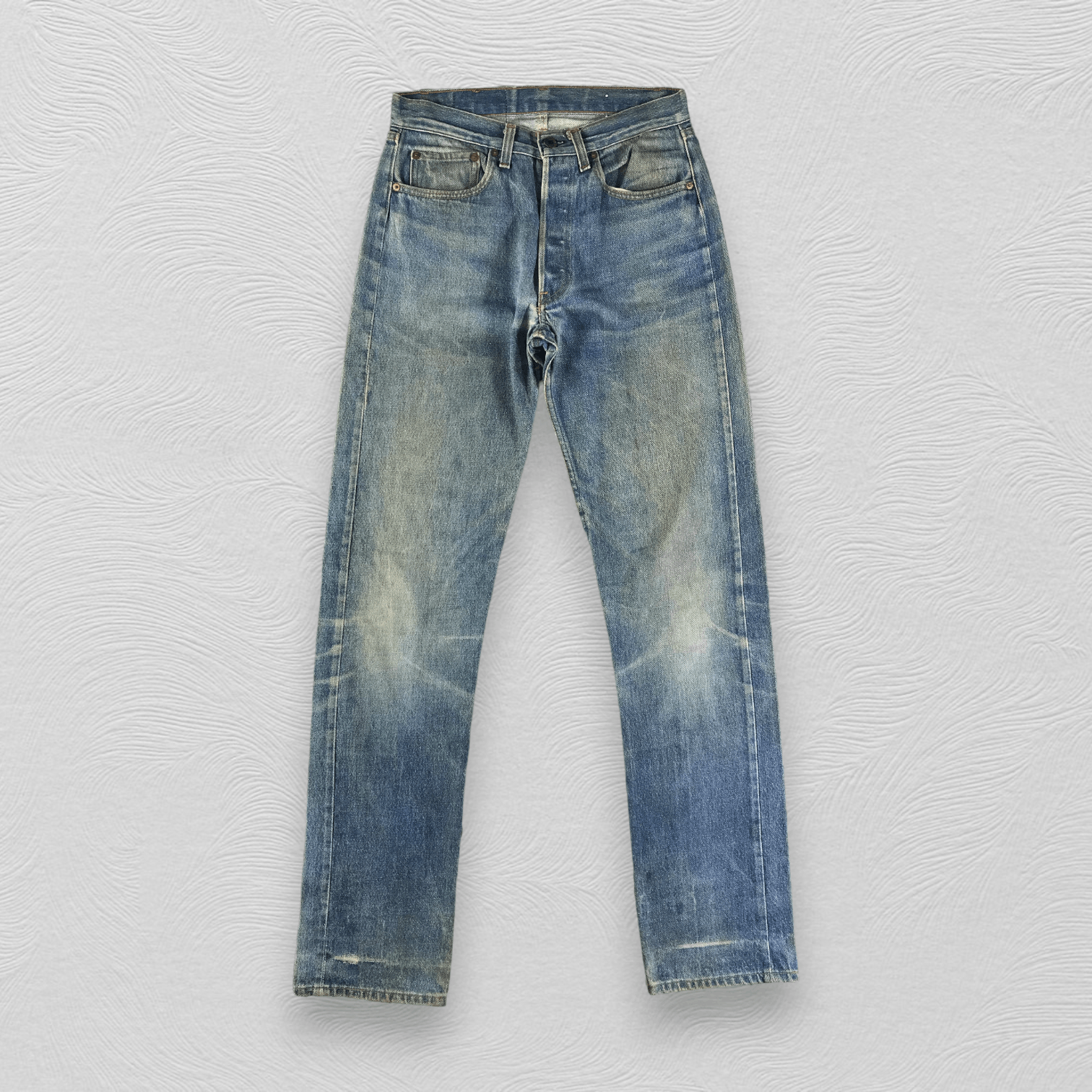 Levi's Vintage 80s Levis 501 Jeans Dirty Blue Denim KJ2901 Size US 31 - 1 Thumbnail