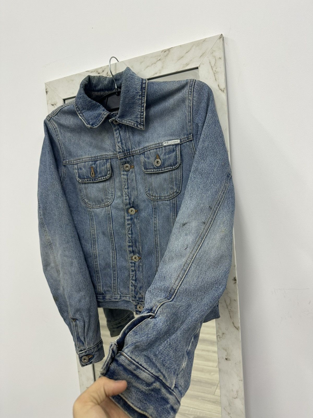 Dolce & Gabbana Dolce Gabbana Vintage 90s Denim Jacket Made in Italy Size M / US 6-8 / IT 42-44 - 3 Thumbnail
