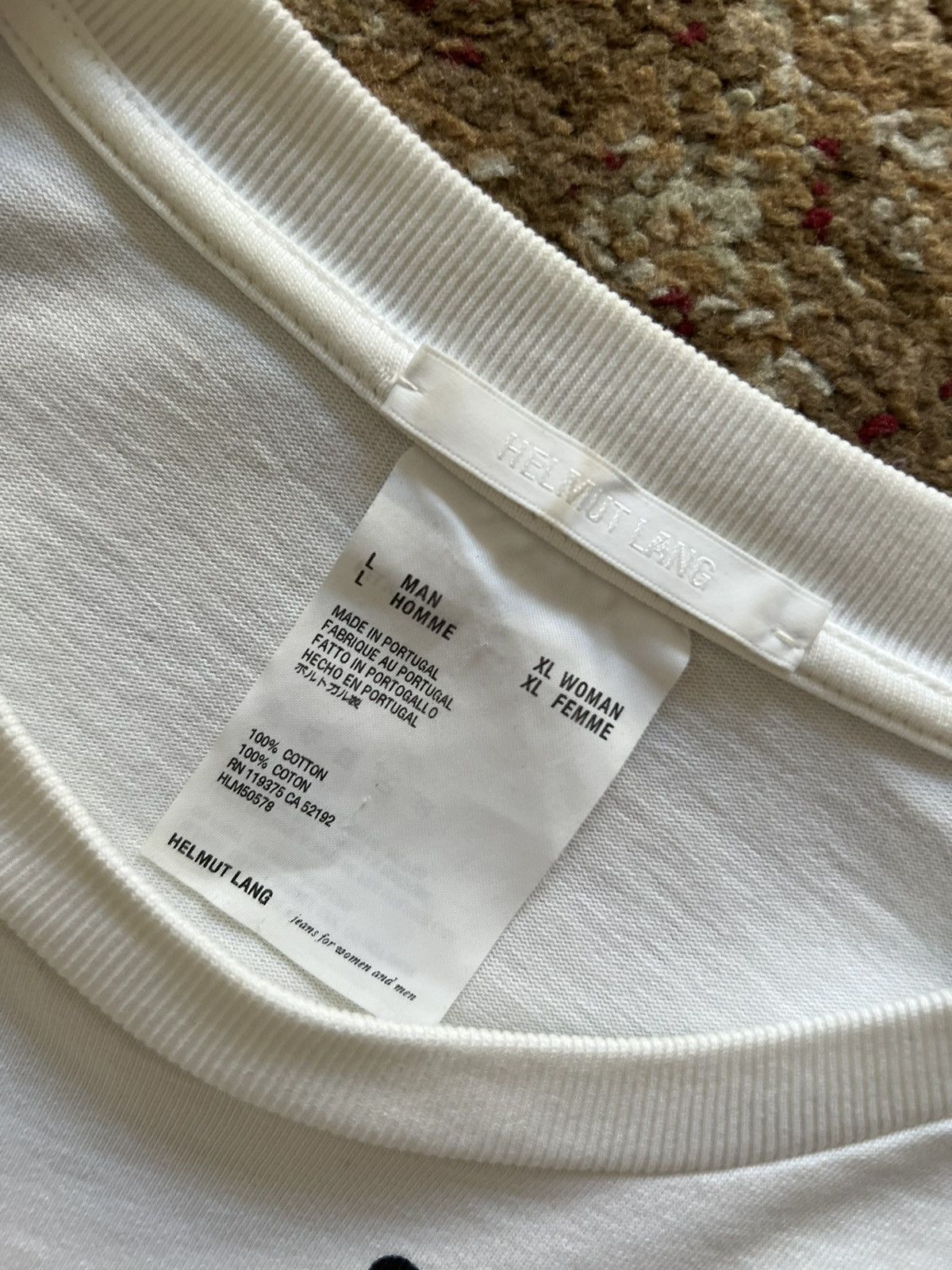 Helmut Lang 🗽HELMUT LANG NEW YORK HELMUT LAND BIG LOGO CREWNECK Y2K Size US L / EU 52-54 / 3 - 4 Thumbnail