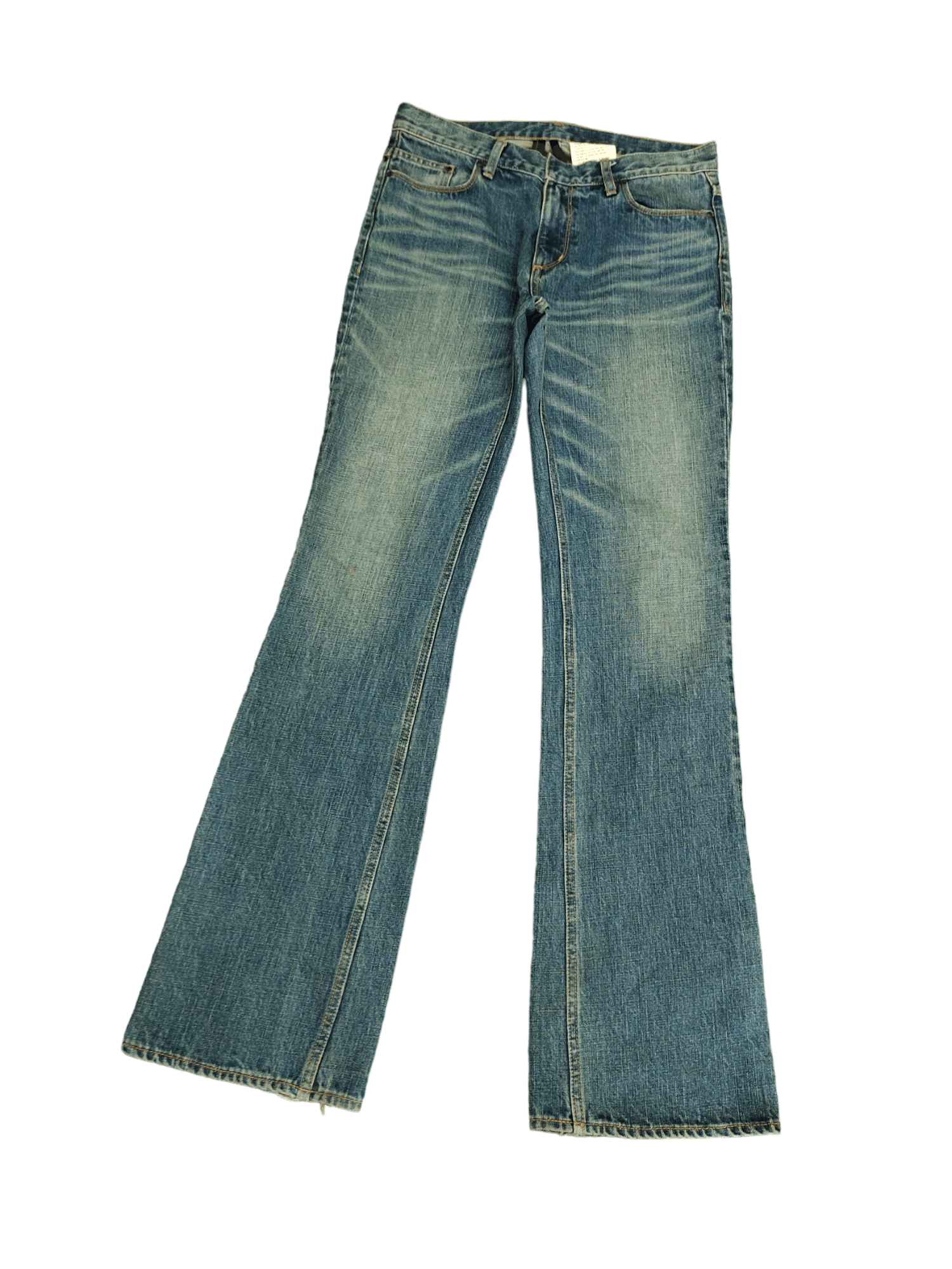 Fadeless Flare Jeans Fadeless Japan Clawmark Faded Denim Bootcut Y2k Size US 30 / EU 46 - 1 Thumbnail