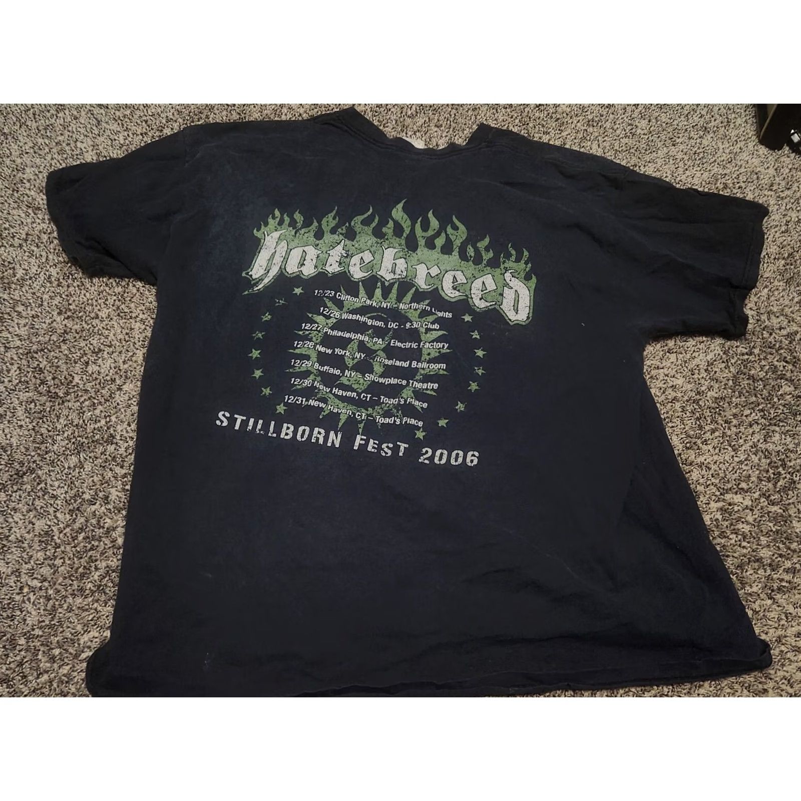 Fruit Of The Loom VINTAGE Hatebreed THIS IS MY HATRED STILLBORN FEST 2006 THIS IS MY VOW Rare Shirt Size US XXL / EU 58 / 5 - 4 Thumbnail