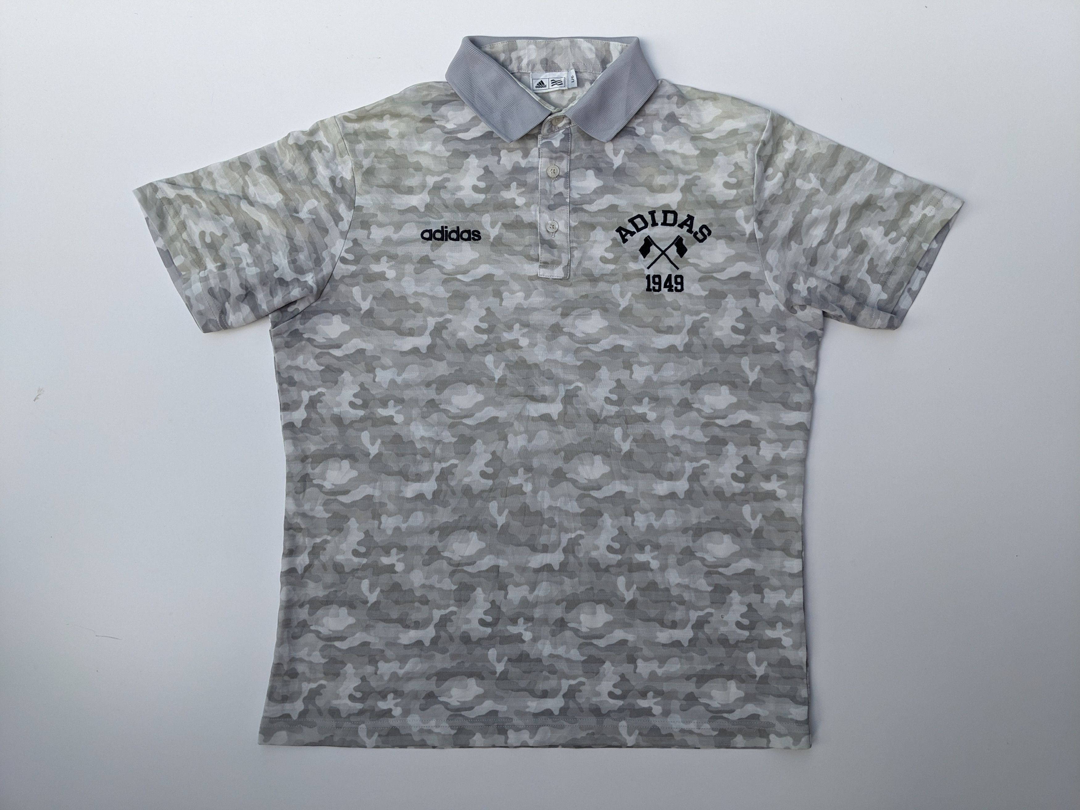 Adidas Adidas camo collar tee Size US L / EU 52-54 / 3 - 1 Thumbnail