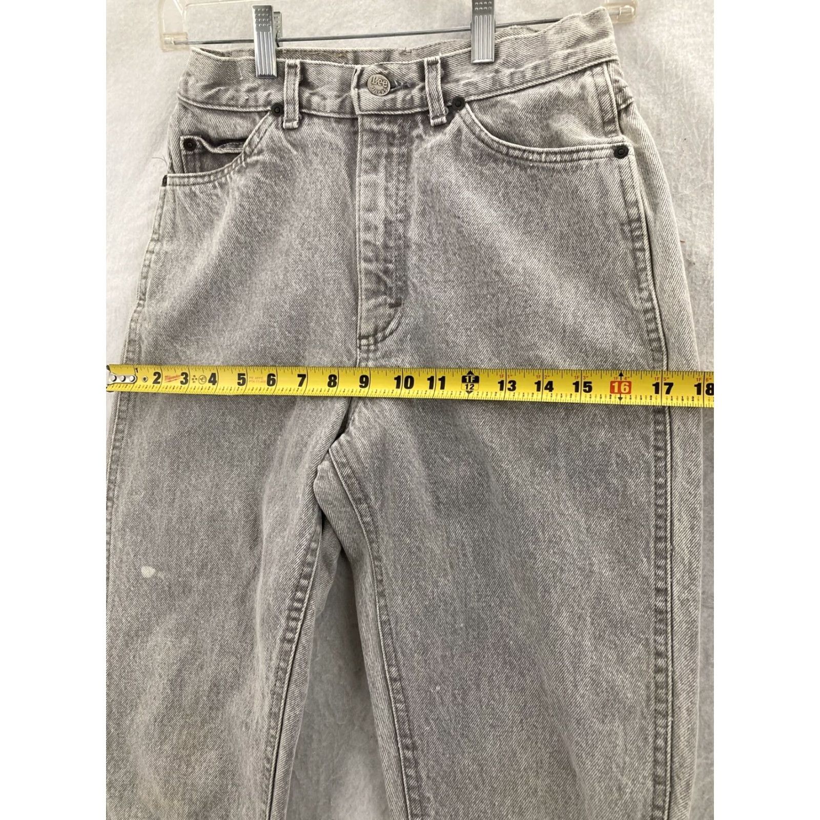Lee VTG Lee Mom Jeans 26 Bleached Stonewashed High Rise 80s Size 26" / US 2 / IT 38 - 4 Thumbnail