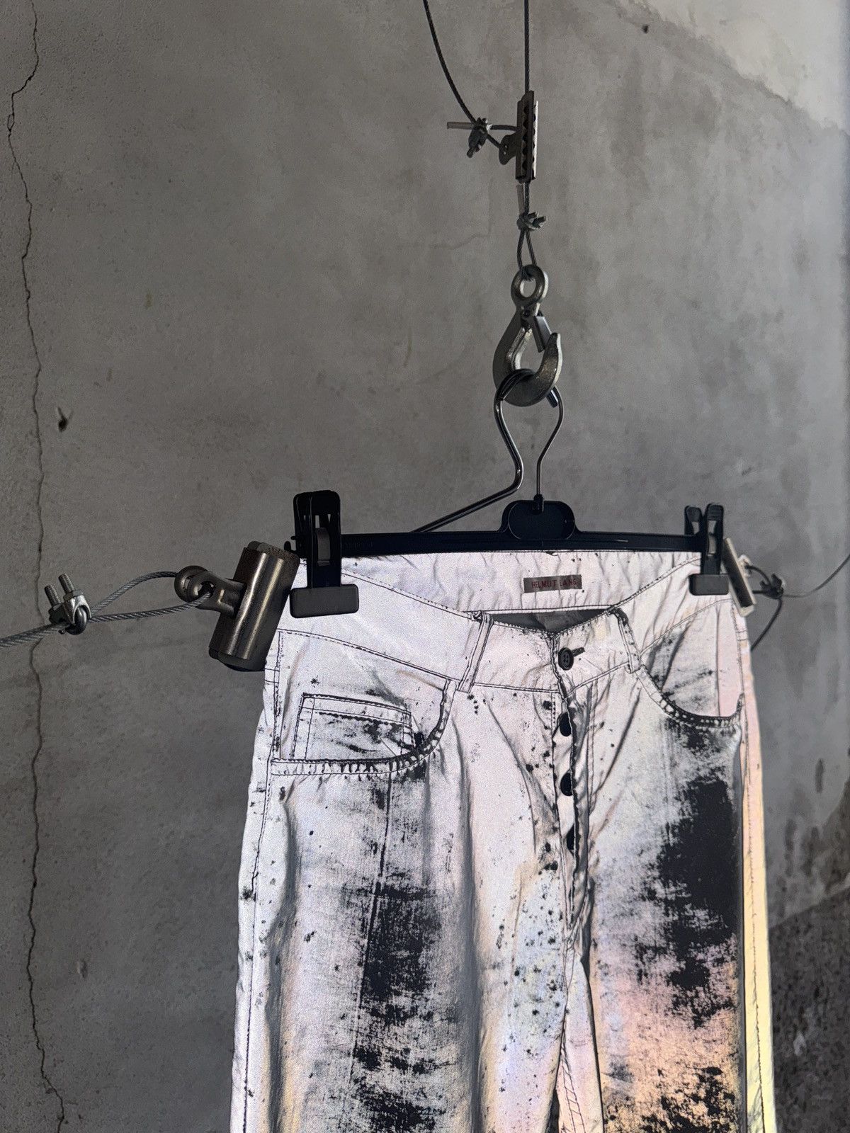 Helmut Lang Helmut Lang Reflective FW 1994 5 pocket pants Size US 32 / EU 48 - 7 Thumbnail