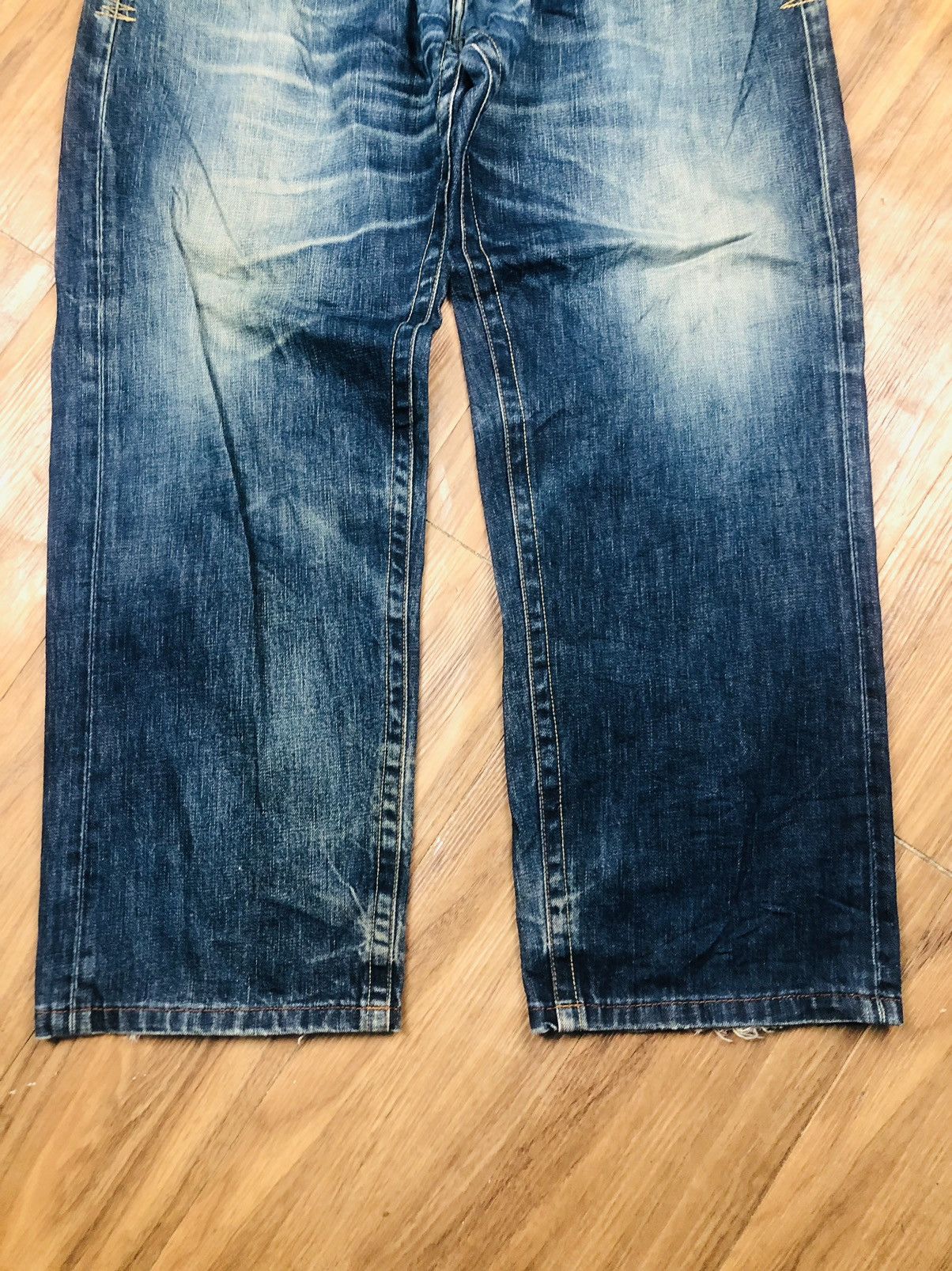 If Six Was Nine Authentic Fine Denim Distress Jeans (37) Size US 36 / EU 52 - 4 Thumbnail