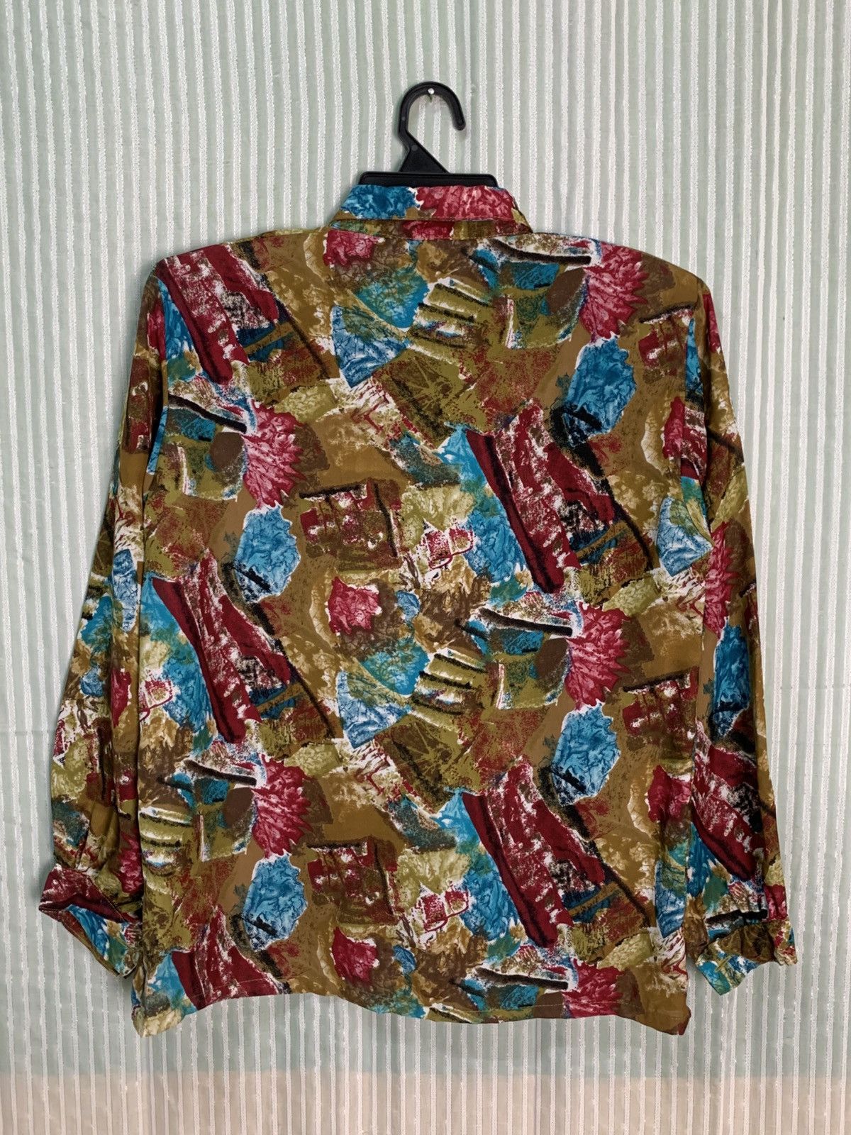 Vintage Rare Design Vintage-Style Long-Sleeve Blouse Size M / US 6-8 / IT 42-44 - 2 Thumbnail
