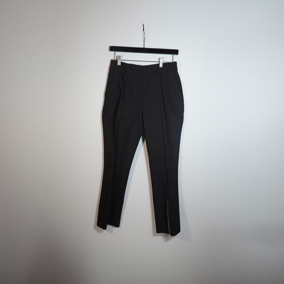 image of New Derek Lam 10 Crosby Van Zip Cuff Cropped in Black, Women's (Size 27)