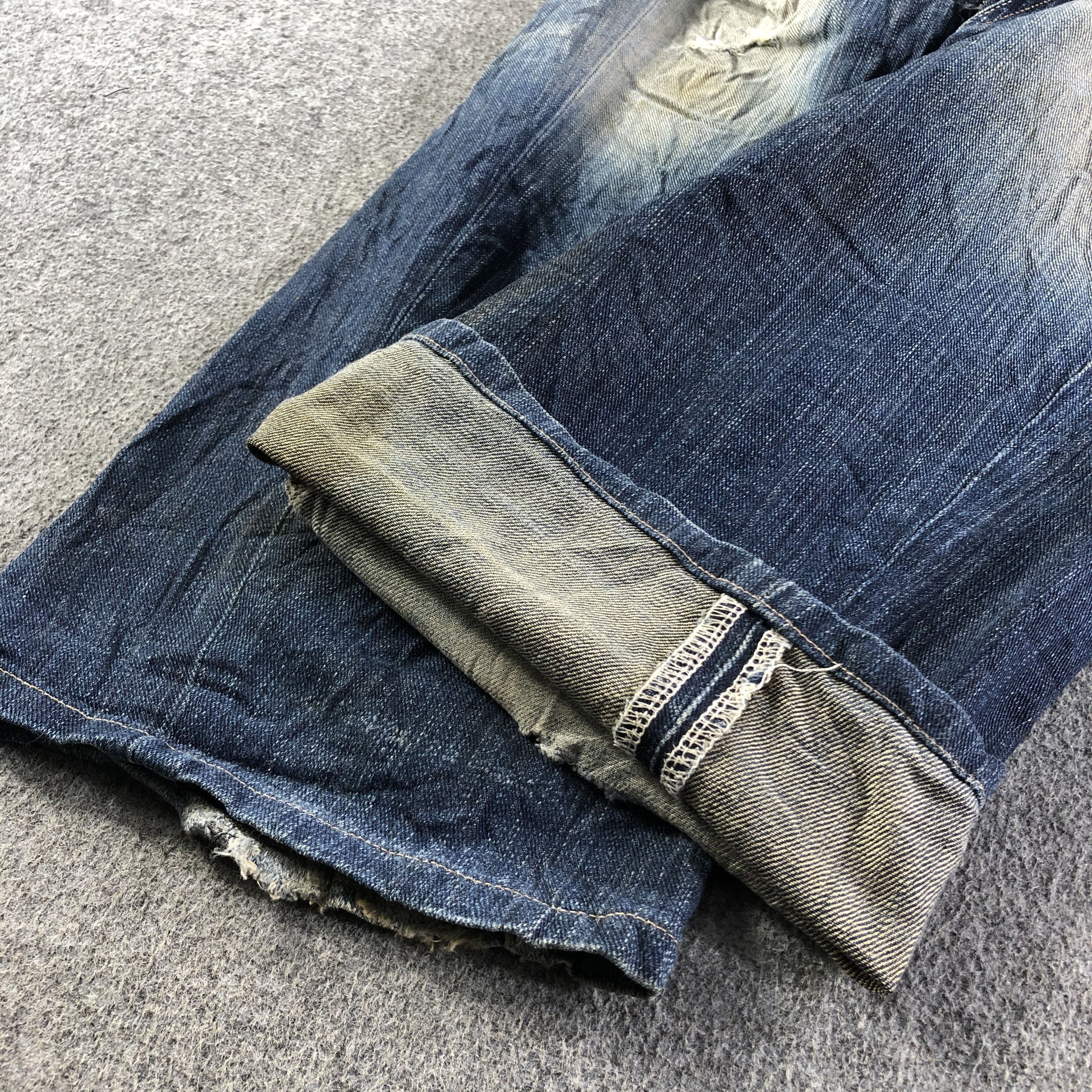 Lee Vintage Blue Wash Lee Jeans-J3565 Size US 36 / EU 52 - 7 Thumbnail