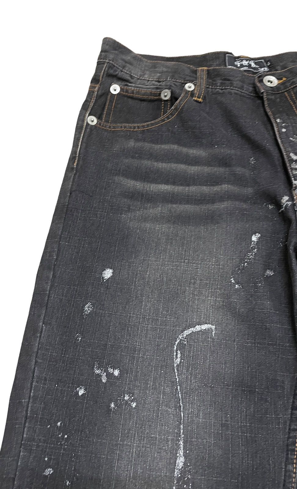 If Six Was Nine Rare Design Vintage Brand Free Brat Flared Jeans 2000s Size US 32 / EU 48 - 5 Thumbnail