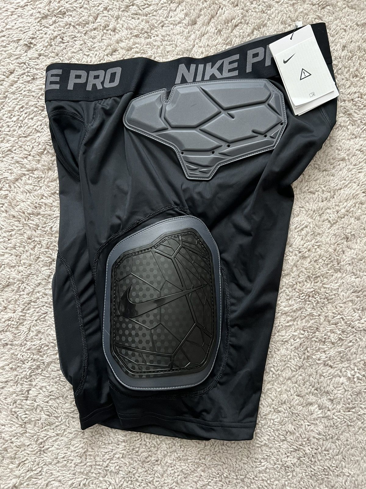 Nike Nike Pro HyperStrong Shorts Padded Football Black Size US 32 / EU 48 - 11 Thumbnail