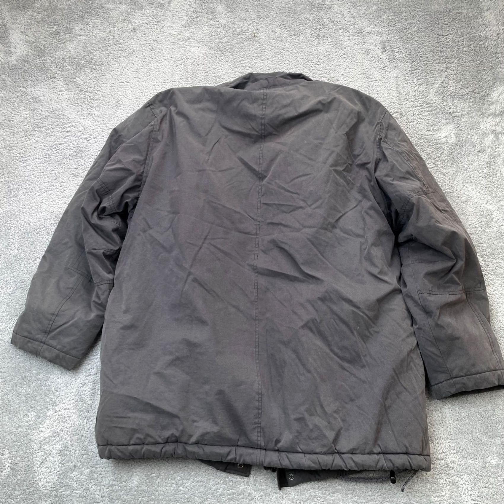 Gap VINTAGE Gap Jacket Mens L Gray Parka Cotton Insulated Lined Full Zip Size US L / EU 52-54 / 3 - 2 Thumbnail