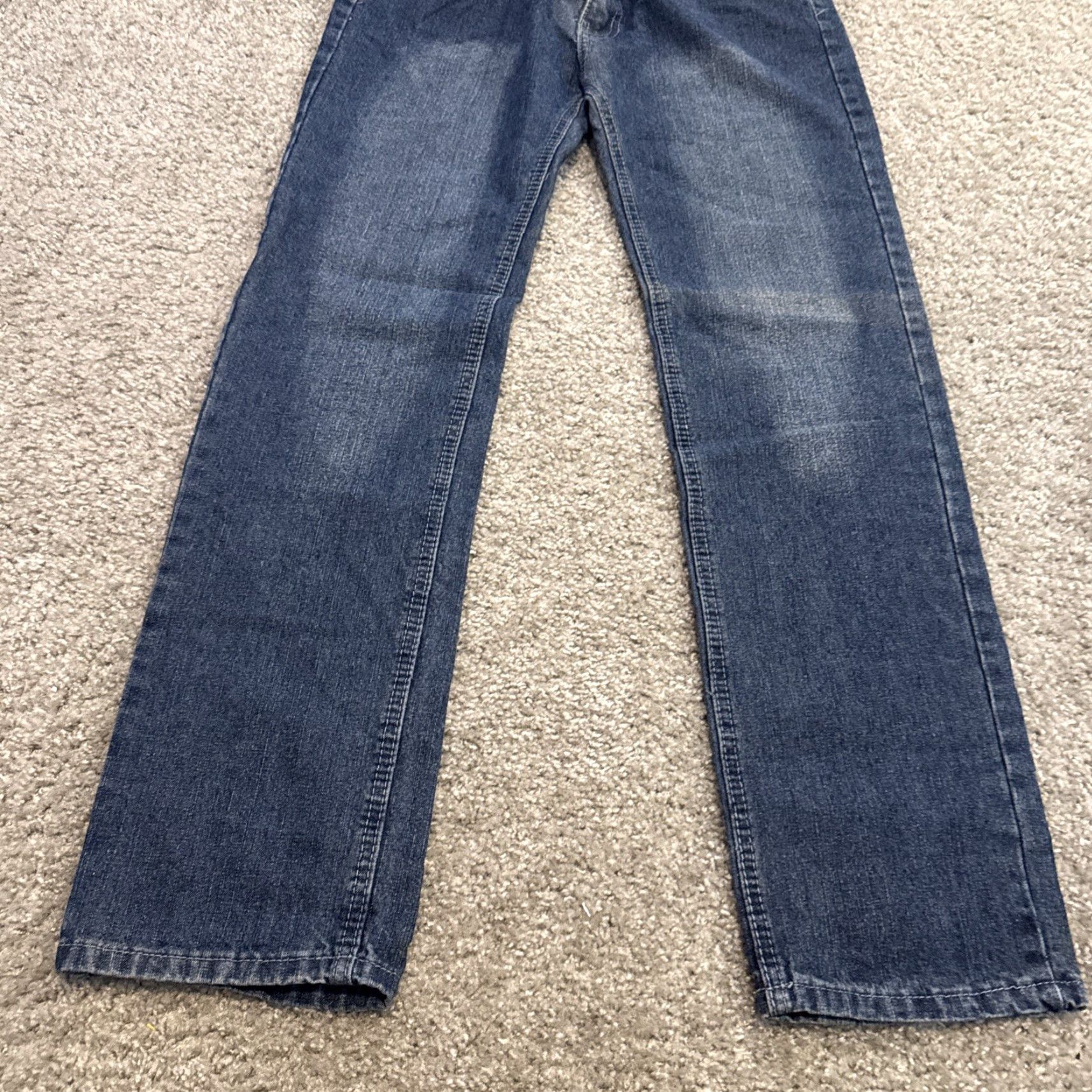 Vintage VINTAGE Kaalu Jeans Dark Wash Low Rise 42 in Waist Size 18 Women Grunge Skater Y2K Cyber Goth Straight Blue Size 40" / US 18 - 5 Thumbnail
