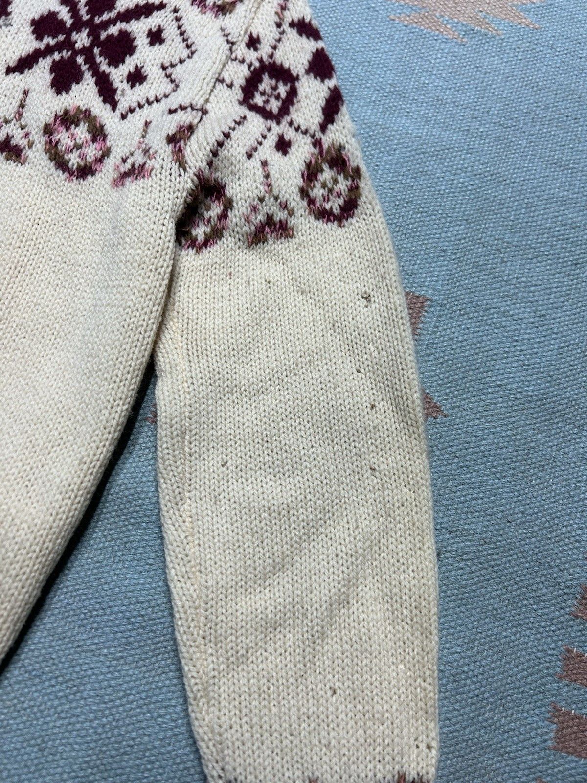 Vintage Vtg 1960s wool cardigan sweater Tami Icelandic Nordic M? Size M / US 6-8 / IT 42-44 - 15 Thumbnail