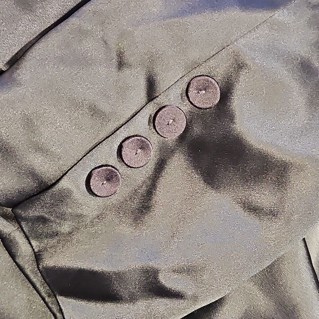 Other Lattelier Pant Suit Womens M Tie Waist Tuxedo Blazer Satin G Size M / US 6-8 / IT 42-44 - 12 Thumbnail